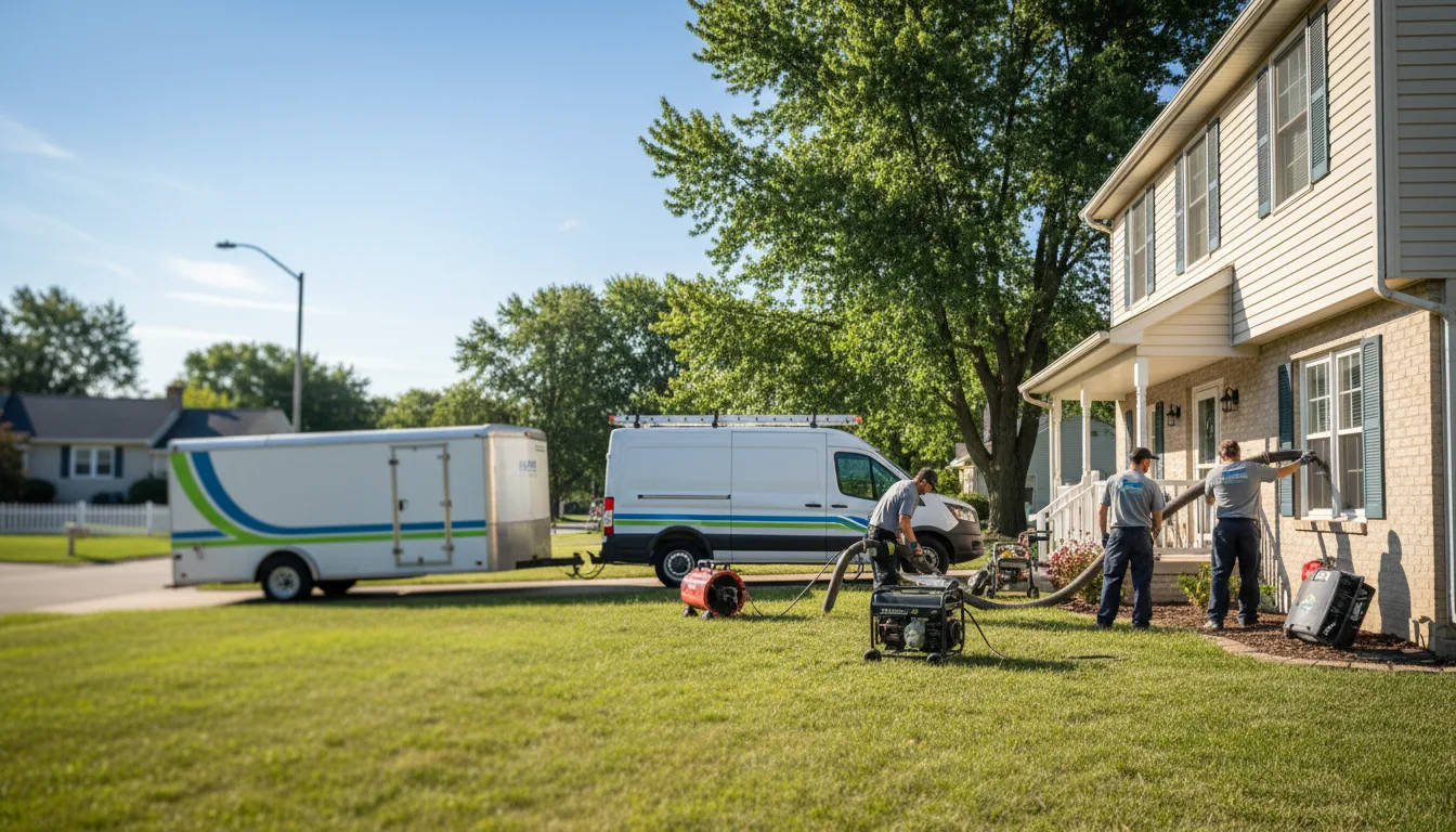 Flooded Basement Restoration And Cleanup With Repair in Riverside, MI near me